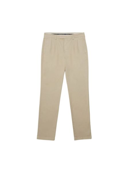 Pantalon en coton Brooks Brothers beige