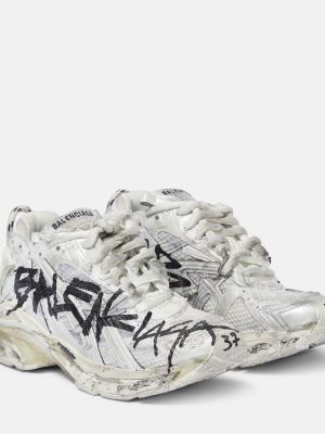 Sneakers di pelle Balenciaga bianco