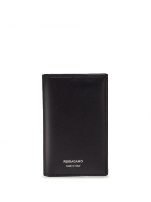 Kožená peňaženka Ferragamo čierna