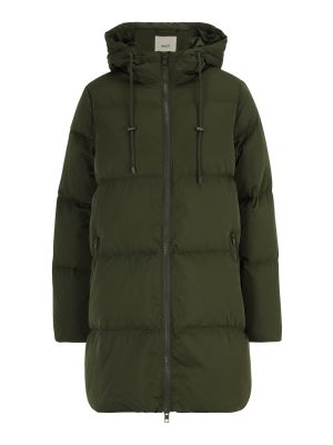 Žieminis paltas Object Tall žalia