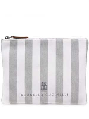 Listová kabelka s výšivkou Brunello Cucinelli