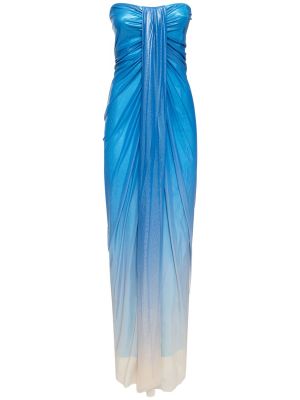 Макси рокля от джърси Baobab синьо