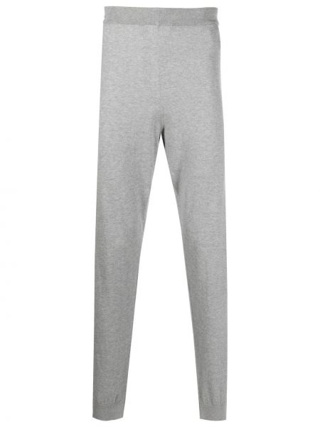 Pantalon droit en tricot Corneliani gris