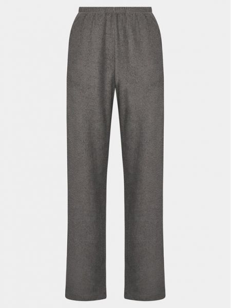 Pletene pletene hlače bootcut American Vintage siva