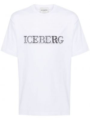Bavlněné tričko s potiskem Iceberg