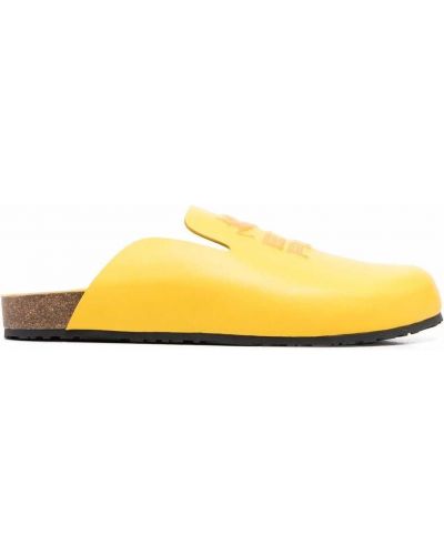 Sandali con stampa Etro giallo