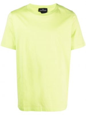 Kokvilnas t-krekls ar apdruku Stone Island Shadow Project zaļš
