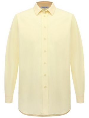 Шелковая рубашка Lesyanebo желтая