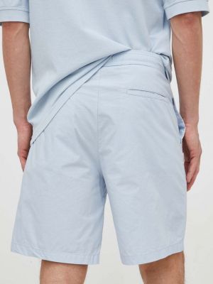 Pantaloni din bumbac United Colors Of Benetton albastru
