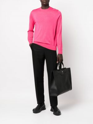 Adīti džemperis ar apdruku Dsquared2 rozā