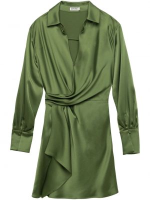 Drapiruotas vakarinė suknelė Simkhai žalia