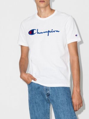 Camiseta con bordado Champion blanco