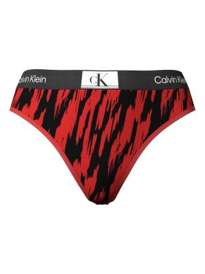 Tangas de algodón Calvin Klein Underwear rojo