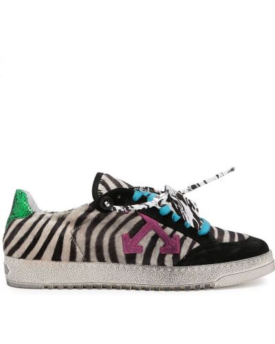 Zebra mintás sneakers nyomtatás Off-white