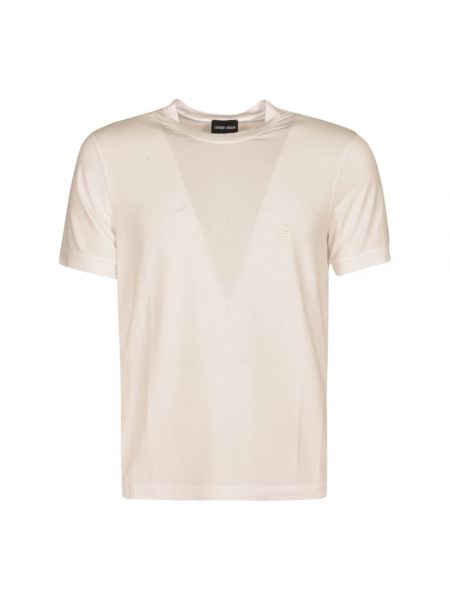 Koszulka Giorgio Armani beżowa