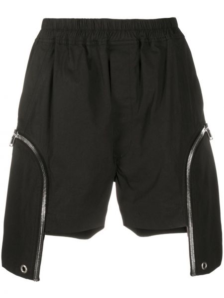 Pantalones cortos deportivos con cremallera Rick Owens negro