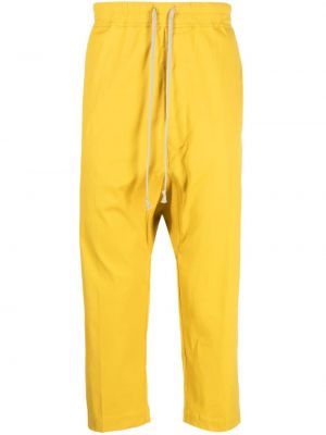 Spodnie Rick Owens żółte