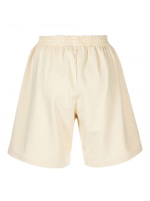 Jersey shorts mit stickerei Mm6 Maison Margiela gelb