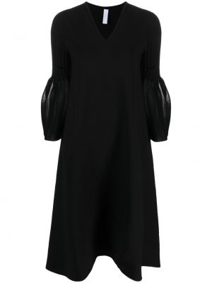 Вечерна рокля с v-образно деколте Cfcl черно