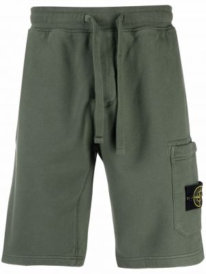 Pantalones cortos deportivos Stone Island verde