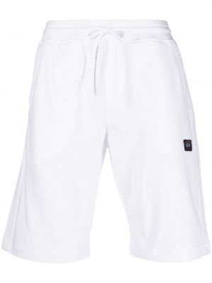 Shorts de sport en coton Paul & Shark blanc