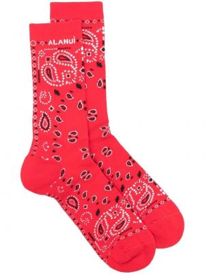 Ponožky Alanui červená