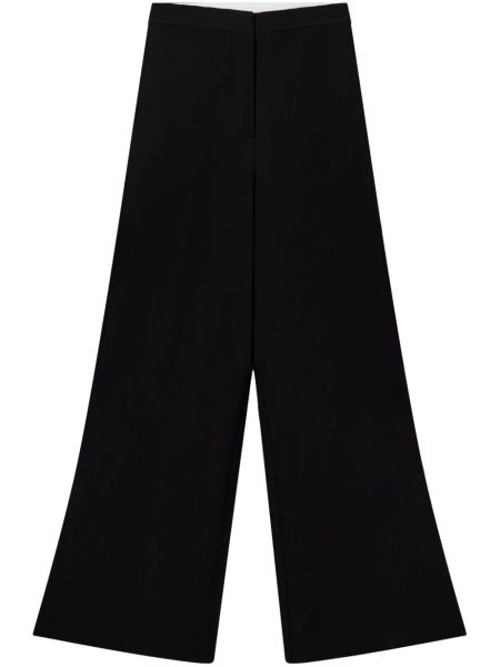 Pantalon taille haute en laine Stella Mccartney noir