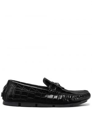 Loafersy Versace čierna
