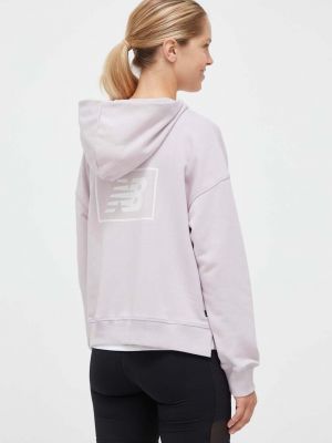 Bluză cu glugă New Balance roz