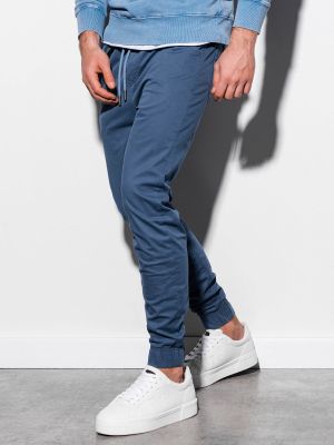 Běžecké kalhoty Ombre Clothing modré