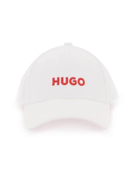 Czapka z daszkiem Hugo Boss biała