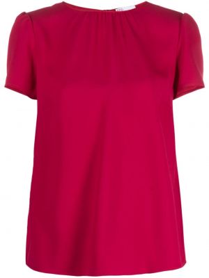 Блуза с панделка Red Valentino червено