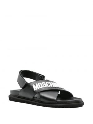 Nahast sandaalid Moschino