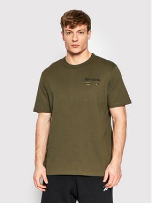 Oversized tričko Reebok zelené