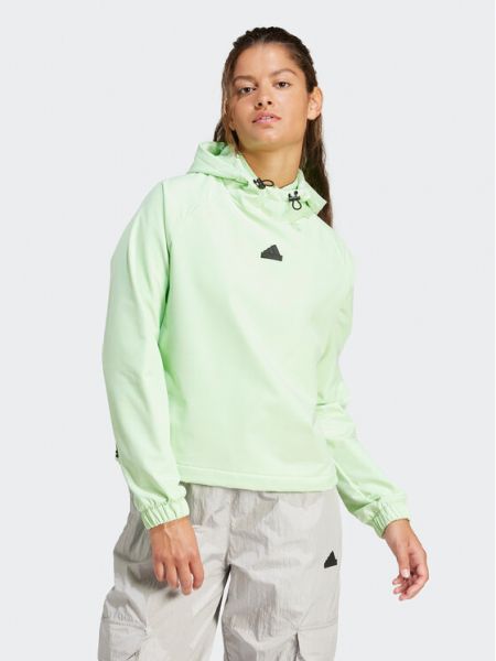 Relaxed fit sportinis džemperis Adidas žalia