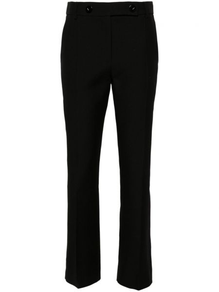 Rovné kalhoty Valentino Garavani černé