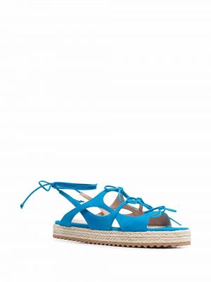Krajkové sandály Scarosso modré
