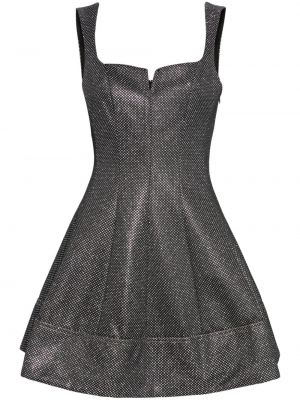 Коктейлна рокля на точки Simkhai черно