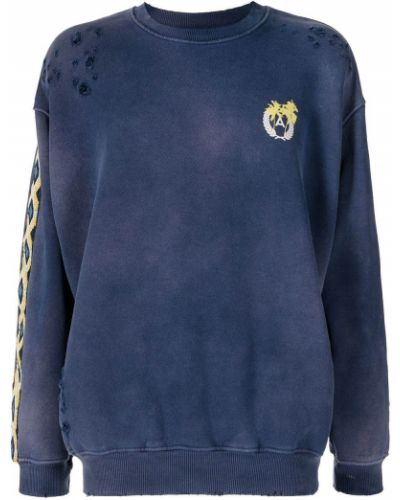 Sweatshirt mit rundem ausschnitt Alchemist blau