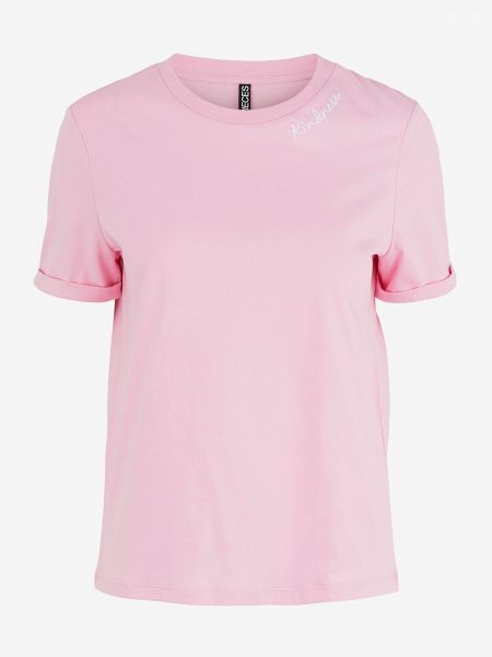 Tričko s nápisem Pieces růžové