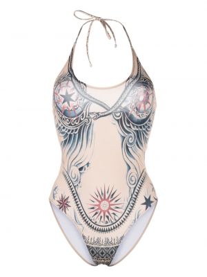 Bikini z nadrukiem Jean Paul Gaultier