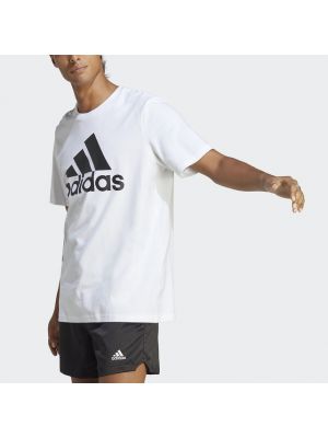 Camiseta de punto de tela jersey Adidas Sportswear blanco