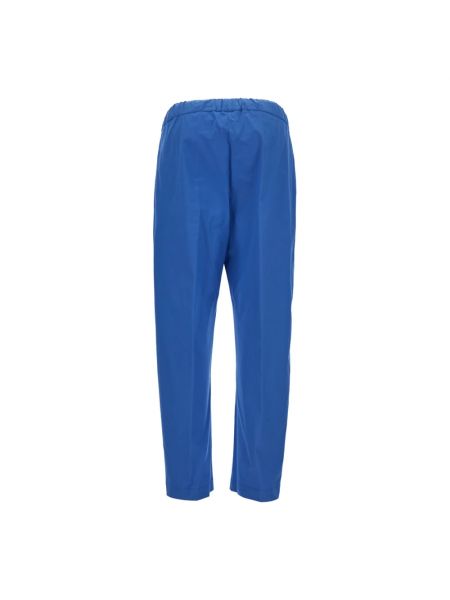 Spodnie slim fit Semicouture niebieskie