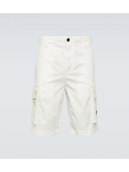 Pamučne kratke hlače kargo C.p. Company bijela