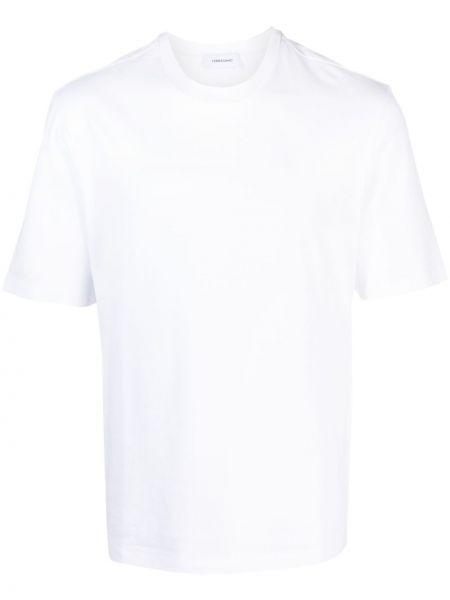 T-shirt di cotone Ferragamo bianco