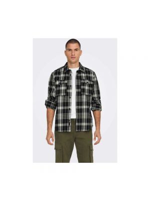 Camisa Only & Sons negro