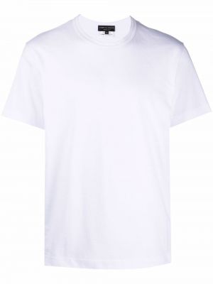 Kvetinové tričko s potlačou Comme Des Garçons Homme Plus biela