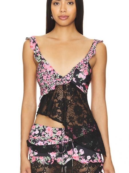 Top For Love And Lemons negro