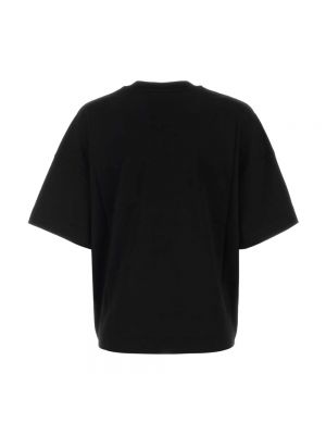 Koszulka bawełniana oversize Alexander Mcqueen czarna