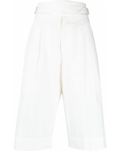 Pantalones culotte de cintura alta Y's blanco